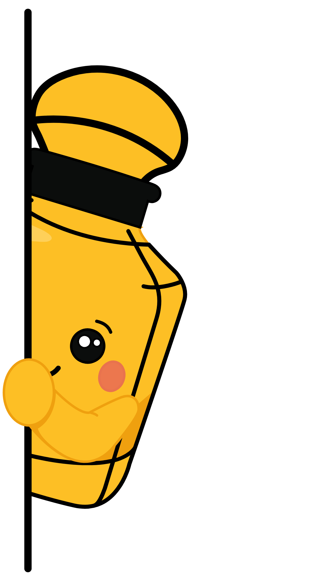 FFM Mascot Peeking